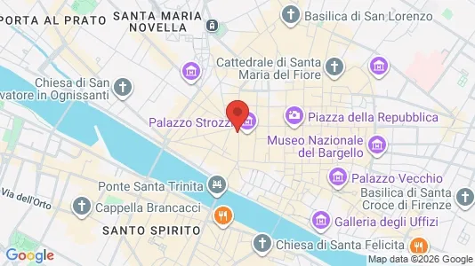 Apartments for rent i Florence - kort over placeringen