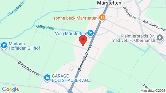 Apartments for rent i Weinfelden - kort over placeringen