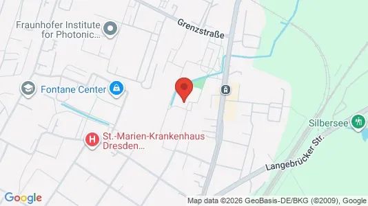Apartments for rent i Dresden - kort over placeringen