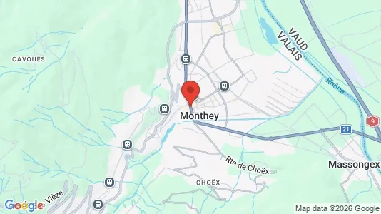 Apartments for rent in Monthey - Photo from Google Street View