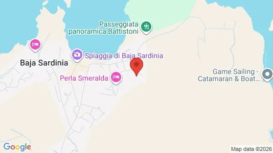 Apartments for rent i Arzachena - kort over placeringen