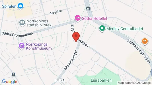 Apartments for rent i Norrköping - kort over placeringen