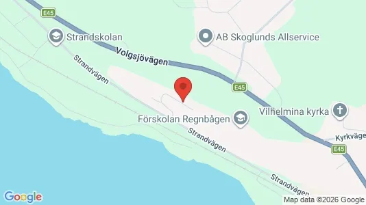 Apartments for rent i Vilhelmina - kort over placeringen