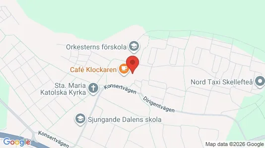 Apartments for rent i Skellefteå - kort over placeringen