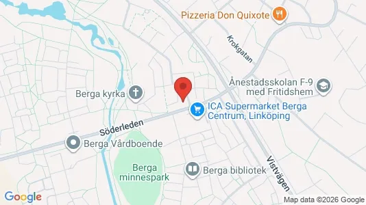 Apartments for rent i Linköping - kort over placeringen