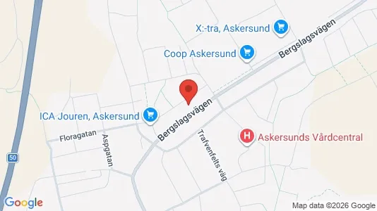 Apartments for rent i Askersund - kort over placeringen