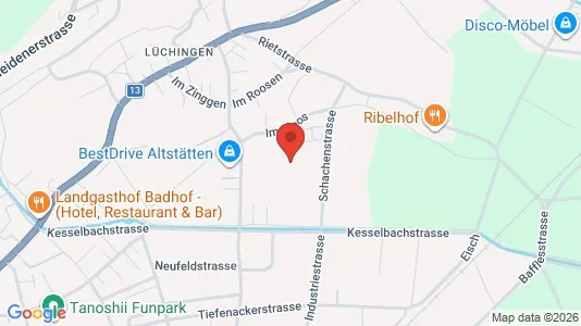 Apartments for rent i Rheintal - kort over placeringen