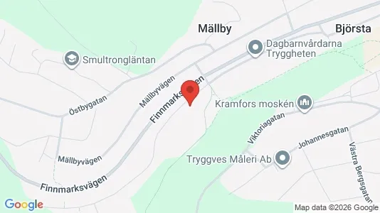 Apartments for rent i Kramfors - kort over placeringen