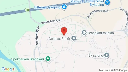 Apartments for rent i Nyköping - kort over placeringen