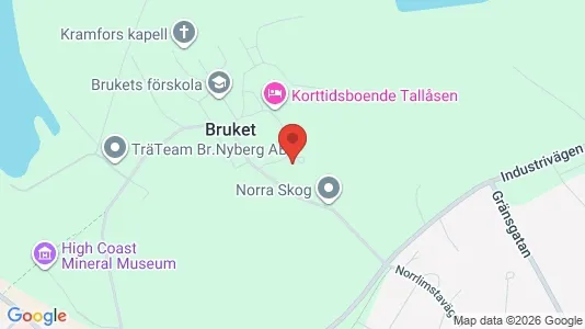 Apartments for rent i Kramfors - kort over placeringen