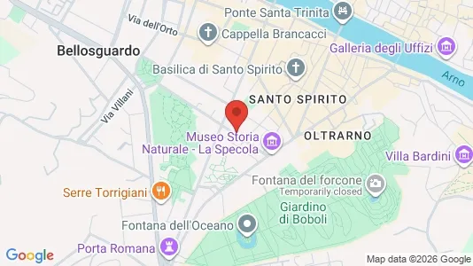 Apartments for rent i Florence - kort over placeringen
