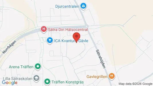Apartments for rent i Gävle - kort over placeringen