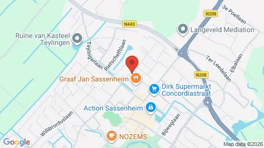 Apartments for rent i Teylingen - kort over placeringen
