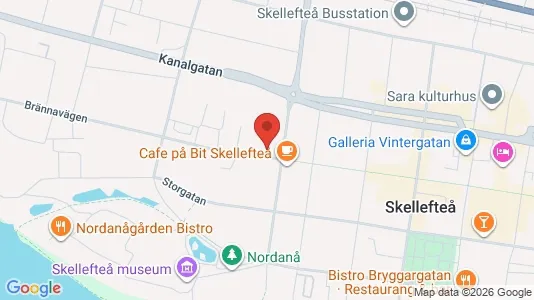 Apartments for rent i Skellefteå - kort over placeringen