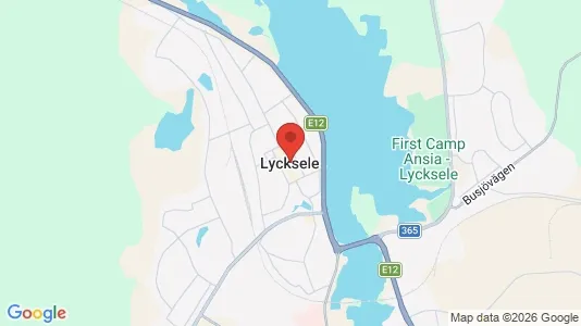 Apartments for rent i Lycksele - kort over placeringen