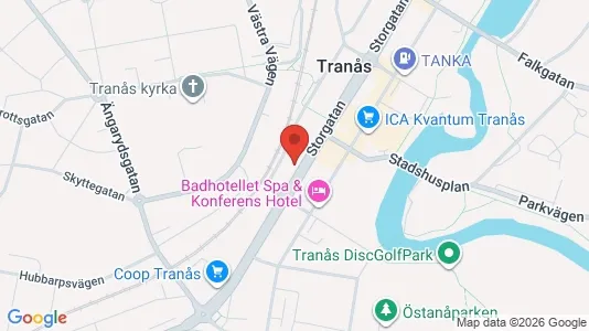 Apartments for rent i Tranås - kort over placeringen