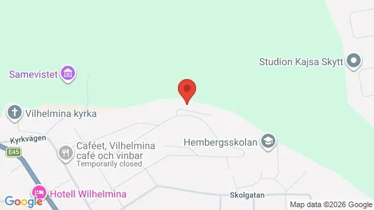 Apartments for rent i Vilhelmina - kort over placeringen