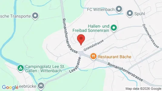 Apartments for rent i Sankt Gallen - kort over placeringen