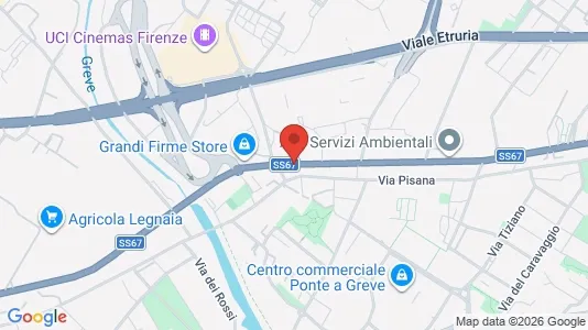 Apartments for rent i Florence - kort over placeringen
