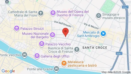 Apartments for rent i Florence - kort over placeringen