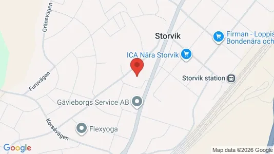 Apartments for rent i Sandviken - kort over placeringen