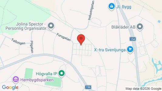Apartments for rent i Svenljunga - kort over placeringen