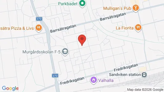 Apartments for rent i Sandviken - kort over placeringen