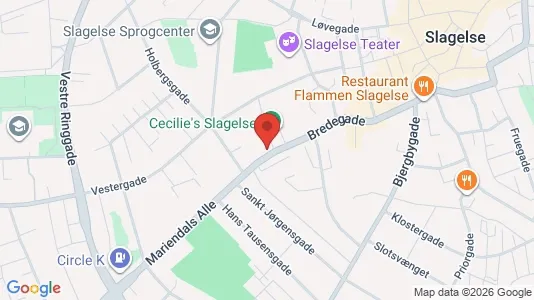 Apartments for rent i Slagelse - kort over placeringen