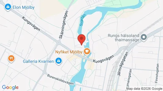 Apartments for rent i Mjölby - kort over placeringen