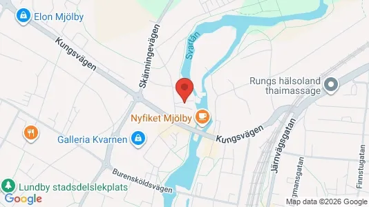 Apartments for rent i Mjölby - kort over placeringen
