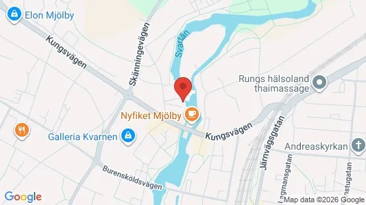 Apartments for rent i Mjölby - kort over placeringen