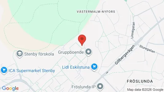 Apartments for rent i Eskilstuna - kort over placeringen