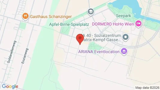 Apartments for rent i Vienna Donaustadt - kort over placeringen