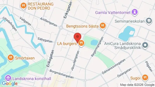 Apartments for rent i Landskrona - kort over placeringen