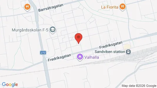 Apartments for rent i Sandviken - kort over placeringen