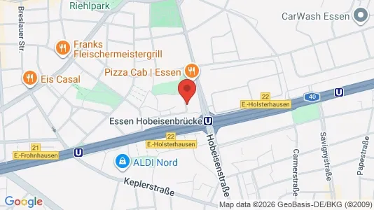 Apartments for rent i Essen - kort over placeringen