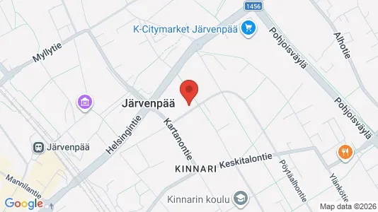 Apartments for rent i Järvenpää - kort over placeringen