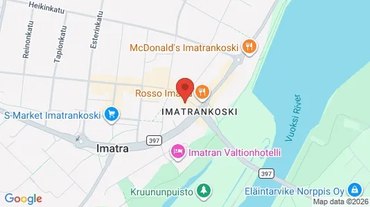 Apartments for rent i Imatra - kort over placeringen