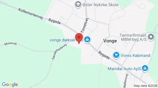 Apartments for rent i Vonge - kort over placeringen