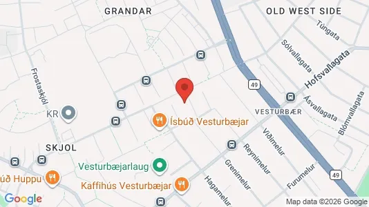 Apartments for rent in Reykjavík Vesturbær - Photo from Google Street View