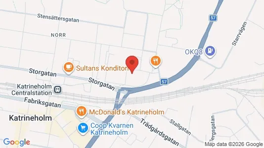 Apartments for rent i Katrineholm - kort over placeringen
