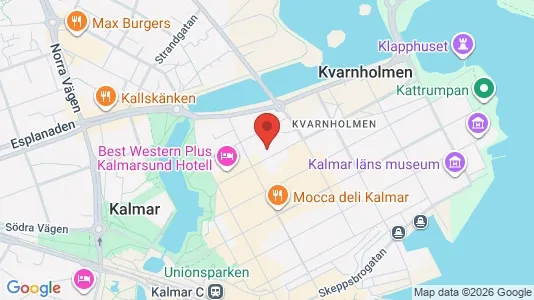 Apartments for rent i Kalmar - kort over placeringen