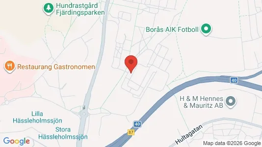 Apartments for rent i Borås - kort over placeringen