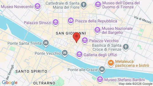 Apartments for rent i Florence - kort over placeringen
