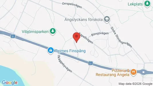 Apartments for rent i Finspång - kort over placeringen