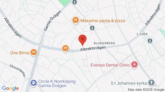 Apartments for rent i Norrköping - kort over placeringen
