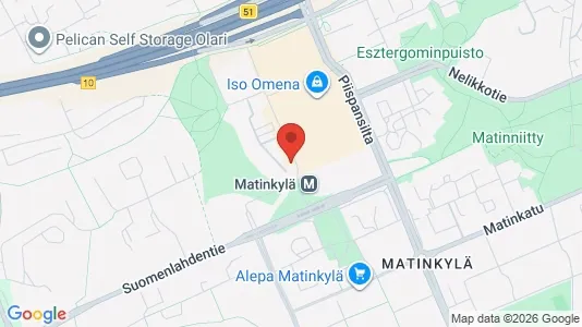 Apartments for rent i Espoo - kort over placeringen