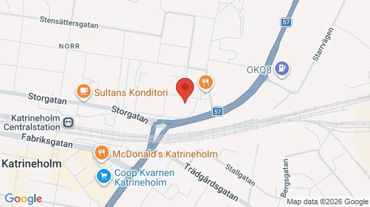 Apartments for rent i Katrineholm - kort over placeringen
