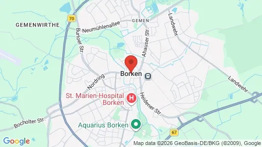 Apartments for rent in Borken - Photo from Google Street View