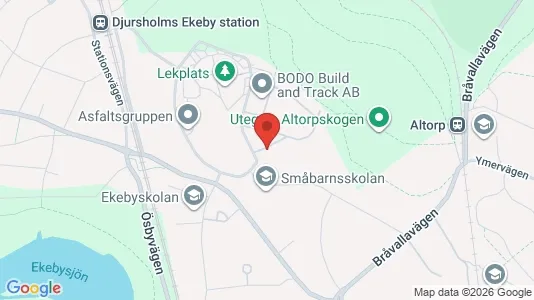 Apartments for rent i Danderyd - kort over placeringen